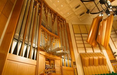 The organ at the Concert Hall